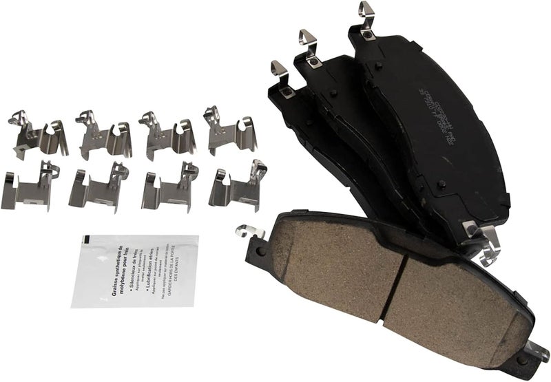TRQ Front Brake Pads Ceramic Compatible with 2020-2022 Ford Explorer 2020-2022 Lincoln Aviator - Image 2